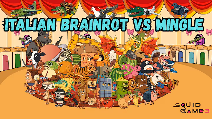 Mingle vs Italian Brainrot, Squid Game ft. Lin Gang Melon || Sprunki vs Brainrot Animation