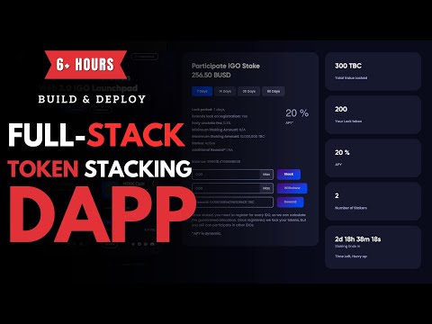 Build And Deploy Full-Stack DeFi Token Staking Dapp From Scratch 2023