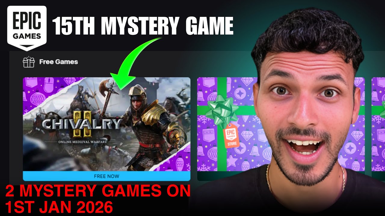 Epic Games 15th Mystery Game Revealed - 2 Mystery Games on 1st Jan 2026 ?