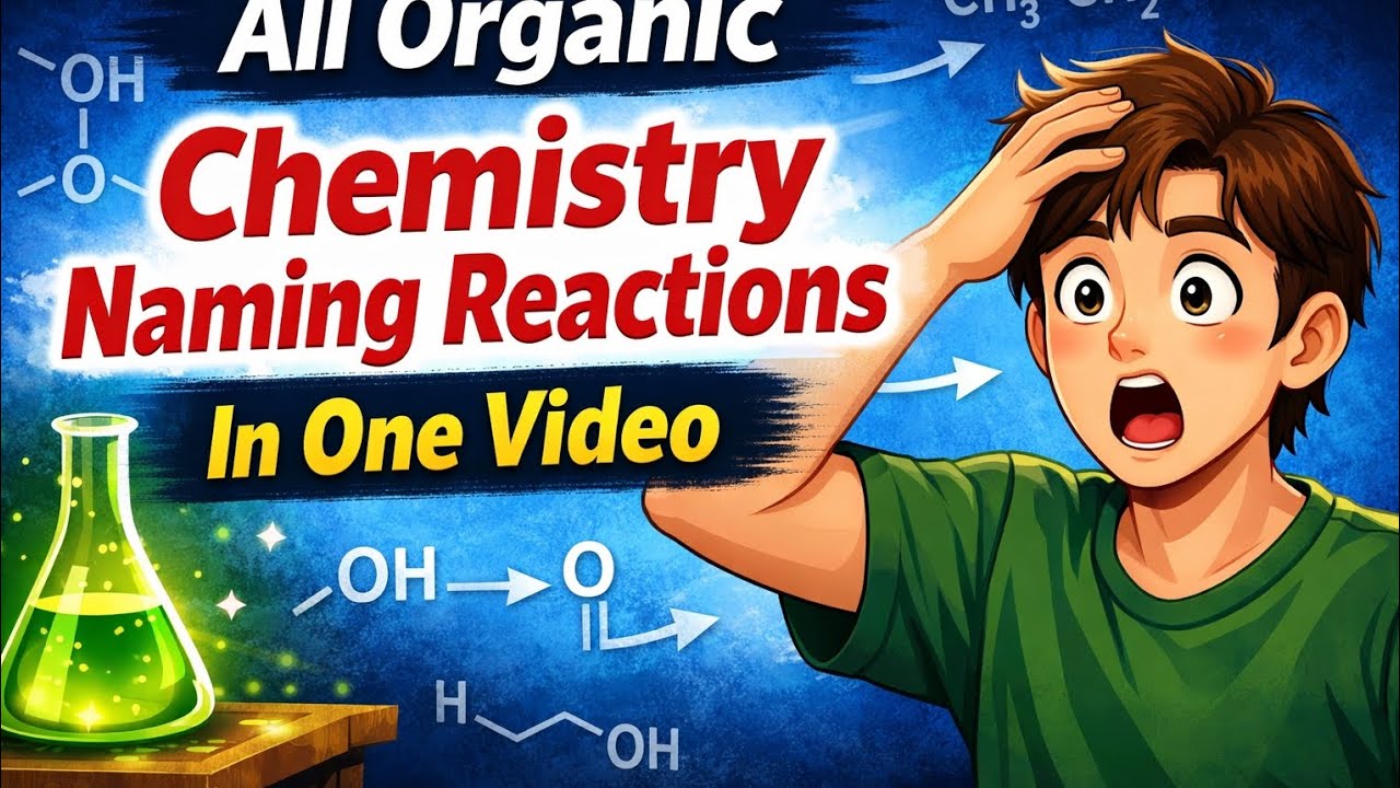 “ALL Organic Chemistry Reactions 😱Bas 10 Minutes me | JEE–NEET 🔥” l class 12