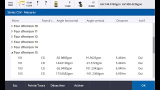 Application Allnav Rounds Pour Trimble Access