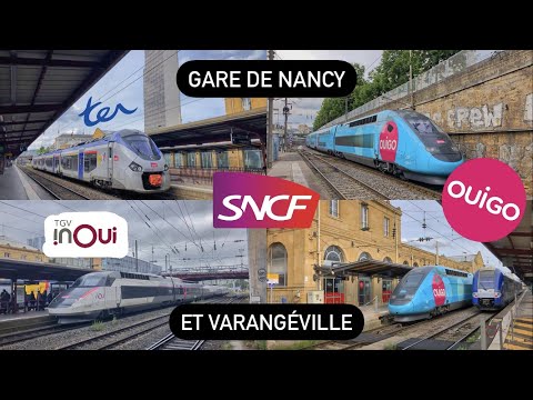 Diverses trains en gares de Nancy et Varangéville !