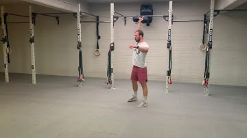 Single Arm Dumbbell Split Snatch