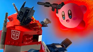 KIRBY V.S. OPTIMUS PRIME | Stop Motion Animation