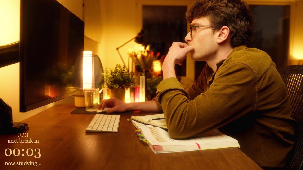 5-HOUR | Study With Me | Two breaks, No music, Deep work