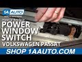 How To Replace Power Window Switch 1998-2001 VW Passat