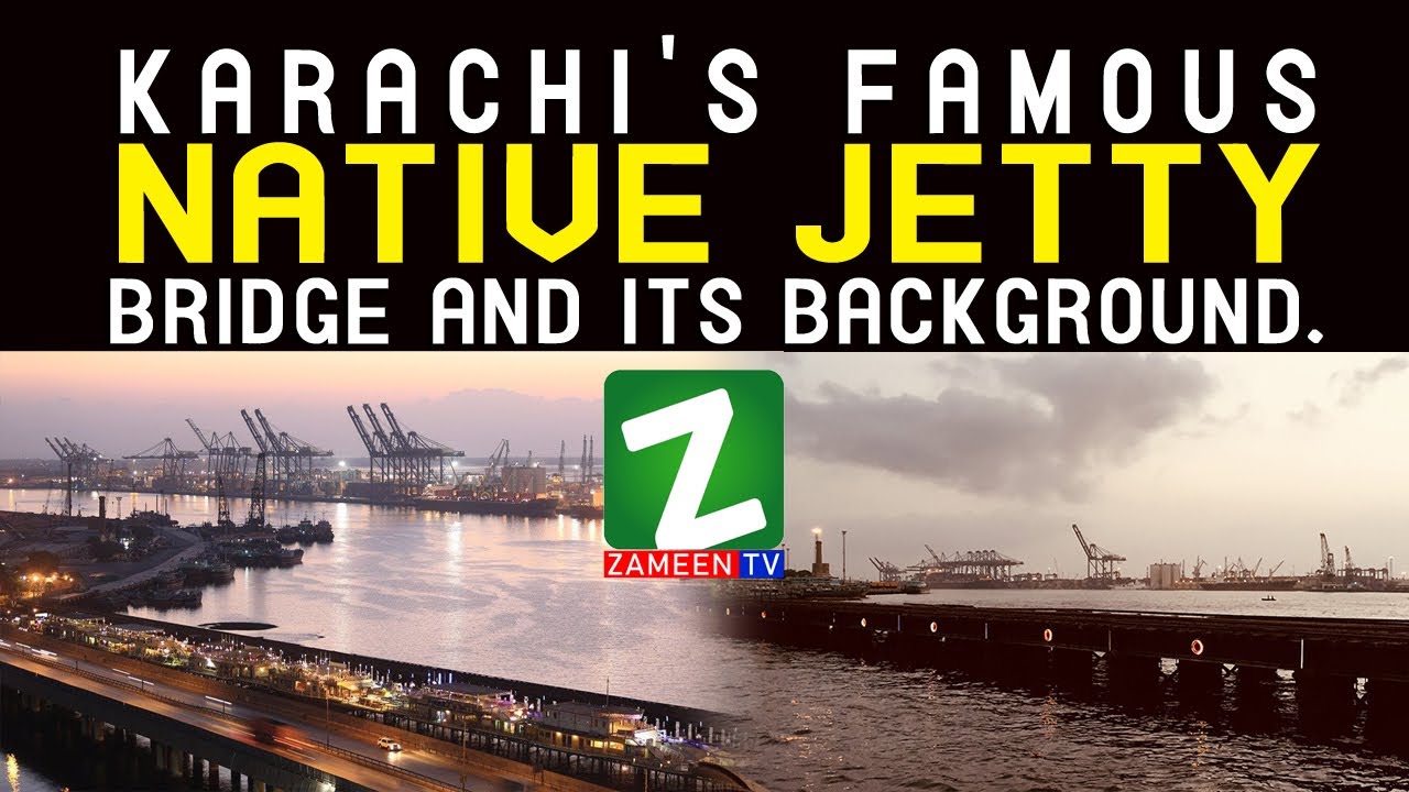 Karachi’s famous Native Jetty bridge and its background