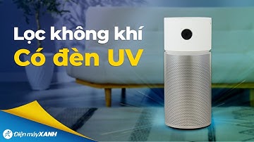 MÁY LỌC KHÔNG KHÍ loại bỏ bụi mịn và đèn LED UV-C kết hợp Plasma bảo vệ sức khỏe