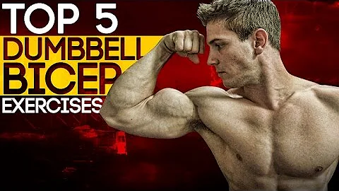 Top 5 Dumbbell Bicep Exercises! Build Muscle & Str...