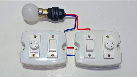 1 Ceiling Fan Control by 2 Different Regulator // 1 सीलींग फैन को 2 अलग अलग जगह से कैसे वायरिंग करें