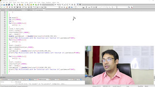 Insertion sort vs Selection vs Bubble sort comparison on actual Machine Running Time