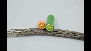 Polymer Clay LIme and Orange Tutorial Needed for an order