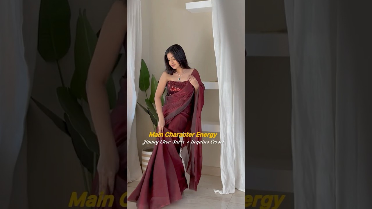 Sarees with corset blouses Slay this Shaadi season ft. Flipkart #sareehaul #flipkartfinds #shorts