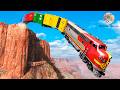 Train vs Steep Slope #1 - Cars vs Train - BeamNG.Drive