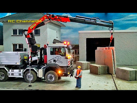 hydraulic rc crane