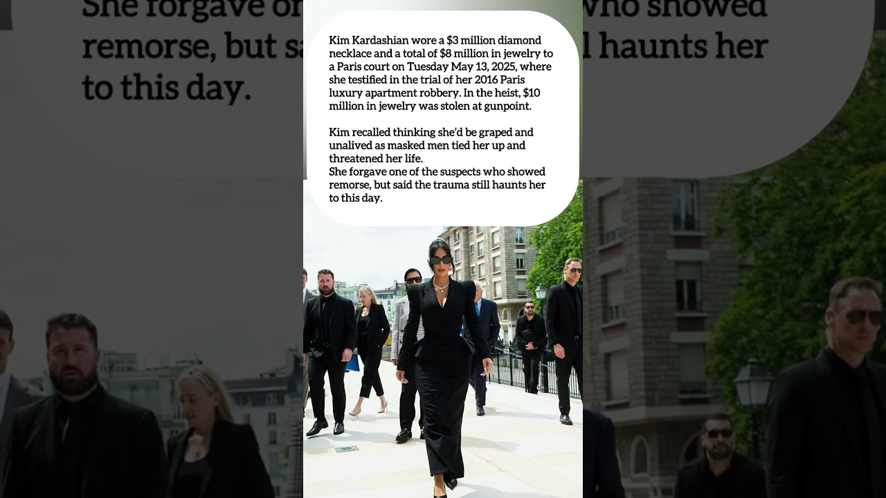 Kim is dripping in $8M jewelry to court for her Paris robbery trial 