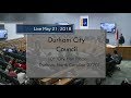 Durham City Council May 21, 2018 Mp3