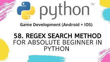 Regex search method for Absolute Beginner in Python