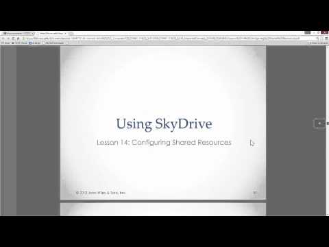 Lesson 14 Lecture - Configuring Shared Resources