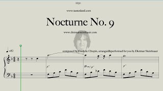 Video thumbnail of "Nocturne No.9 Easy Piano Pt 2  -  Frederic Chopin"