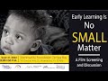 Early learning is no small matter