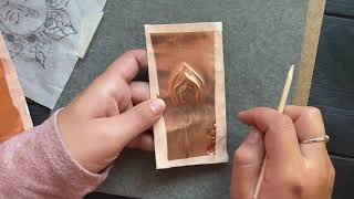 Metal Embossing - Tracing tips and beginning process tips