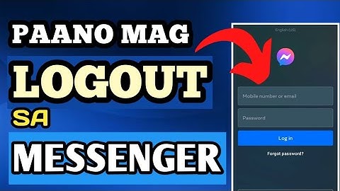 PAANO MAG LOGOUT NG MESSENGER ACCOUNT SA ANDROID PHONE | HOW TO LOGOUT MESSENGER
