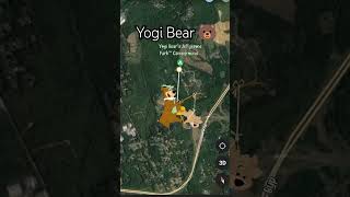 Yogi Bear Found On Google Earth #googleearth #shortsviral