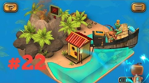 TINY ROBOTS RECHARGED LEVEL 22 FISHY VOLCANO.