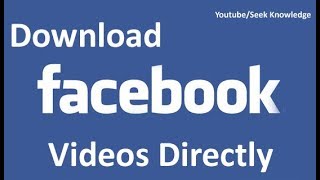How To Direct Video download via Facebook App screenshot 5