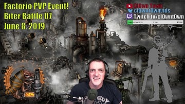 Factorio PVP Biter Challenge 07 - Colonelwill vs VideoGameGeek1970