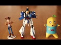 Stop Motion GUNDAM 手遊び歌「ミックスジュース 」ガンダム ウッディー ふなっしー コマ撮り動画