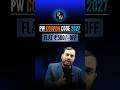 Pw Coupon Code 2027 Batch | Pw Coupon Code 2027 500Rs Off | Pw Coupon Code 2027