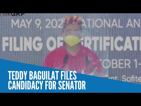 Ex-Rep. Teddy Baguilat files candidacy for senator