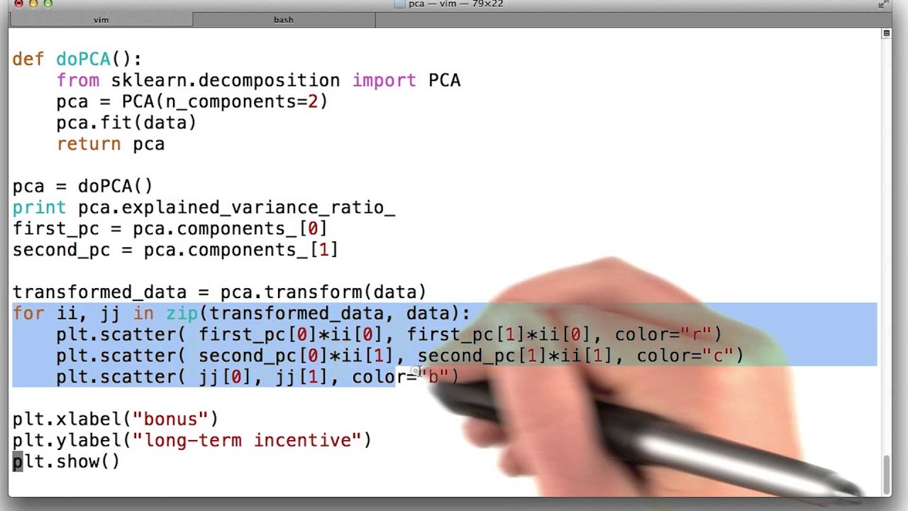 PCA sklearn. Sklearn как импортировать. Machine Learning PCA. Sklearn example code.