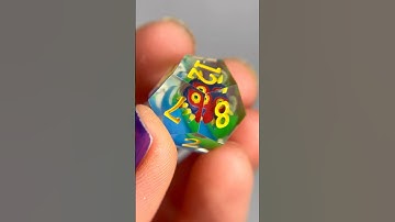 Adding some video game flare to a DnD dice set