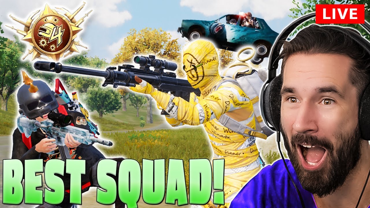 Epic Squad Wins! Best Action Gameplay 😮 PUBG MOBILE - YouTube