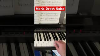 How to play Mario Death Sound #mario #piano #pianolessons
