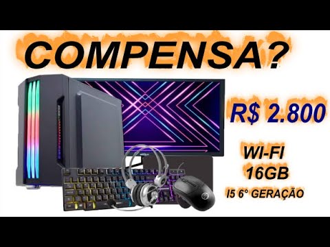 PC Gamer Completo i5 SSD 1000TB 8GB RAM Placa de Vídeo Monitor 19 teclado  Mouse - Computador Gamer Intel Core i5 SSD 1000TB 8GB RAM Gforce Kit Gamer  - Computador Gamer - Magazine Luiza