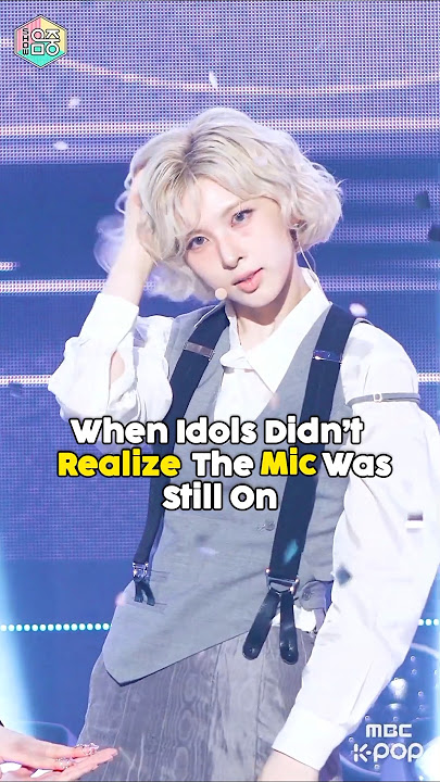 When Idols Didn’t Realize the Mic Was Still On #kpop #shorts #aespa #fyp