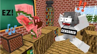 Monster School: TALENT CHALLENGE - Minecraft Animation