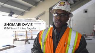 IBEW Builds Banc of California Stadium