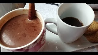 طريقة تحضير مشروب الحليب بالشوكولاتة. و قهوة بالقرنفل☕