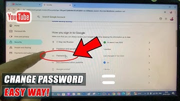 how to change your password on youtube (2025)
