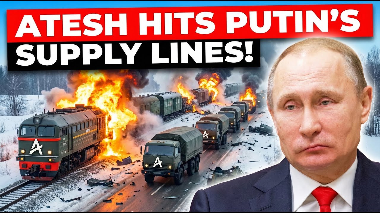 Атеш наносит удар по линиям снабжения Путина!