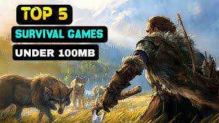 Top 5 Survival Games For Android In 2022 - [Under 100mb] #5 screenshot 1