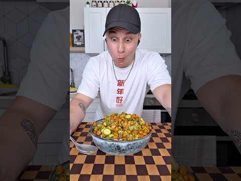 Salade de Pois-Chiches Croustillants! 🥗