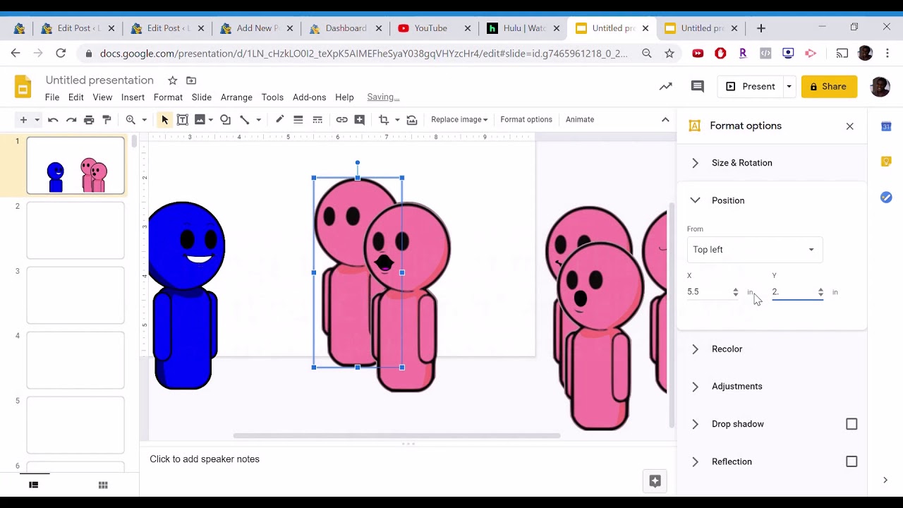 how to make animation in presentation