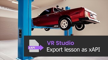 Exporting VR experience as an xAPI package