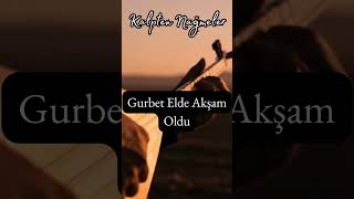 Gurbet Elde Akşam Oldu Hasretin Közü, Talihin Sillesinde Kalanlar İçin